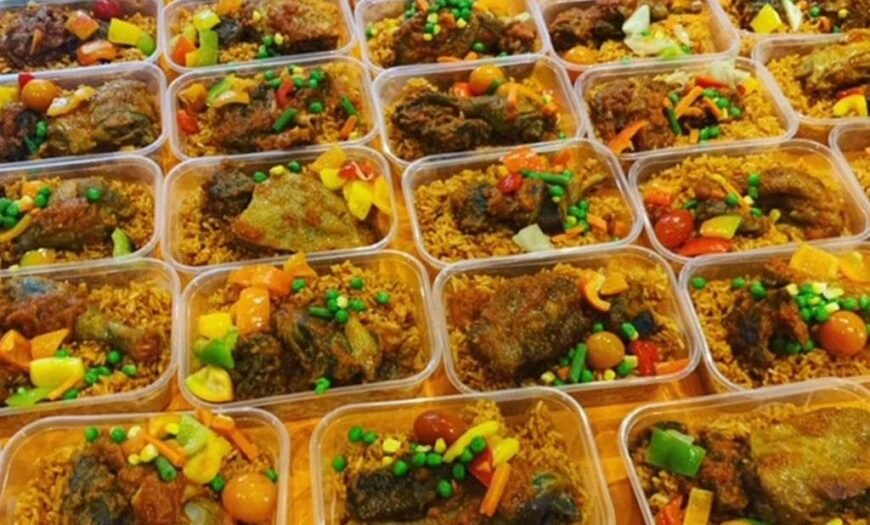 Nigerian Food Spread